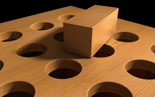 Square pegs in round hole