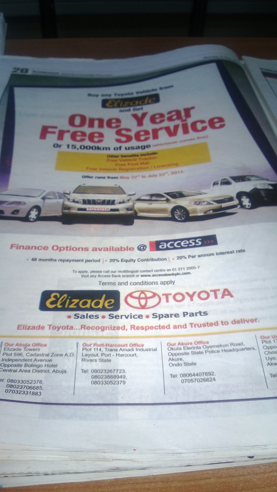 Toyota Promo