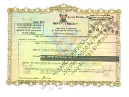 LASG Receipt