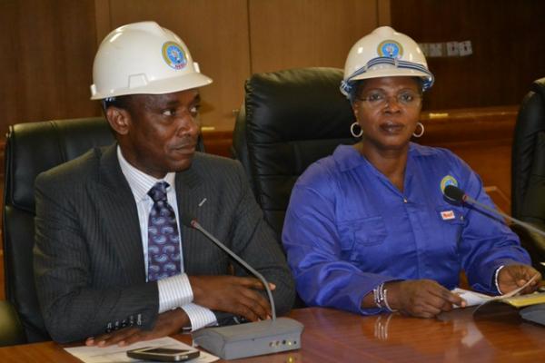 Chairman of NERC wearing safety helmet