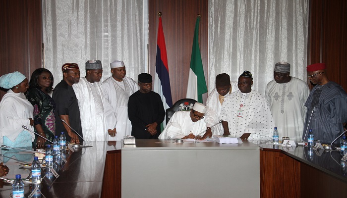 President Buhari Finally Signs 2016 Budget