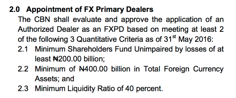 Primary dealers
