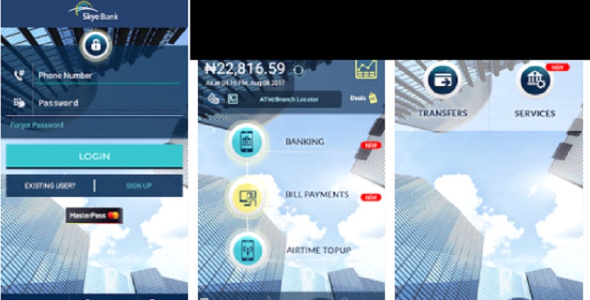 Skye bank app