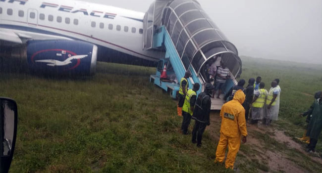Air Peace Overshoots Runway