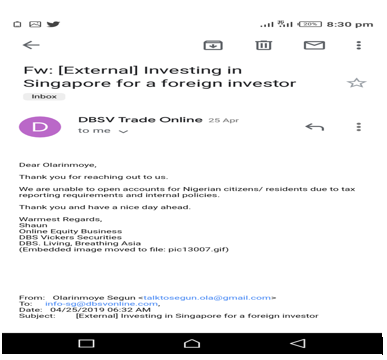 How a Nigerian can invest on Singapore Stock Exchange
