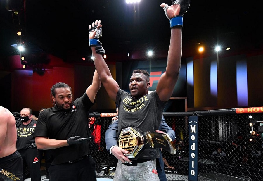Francis Ngannou’s payout of $580k can buy him 1.06 million units of Dangote Cement shares