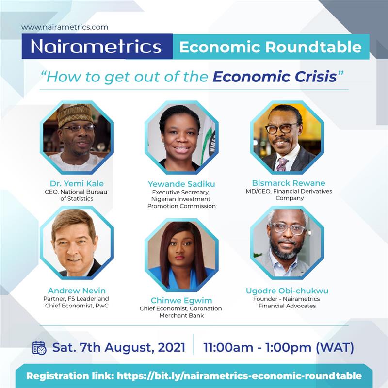 Nairametrics is set to hold its Economic Roundtable today