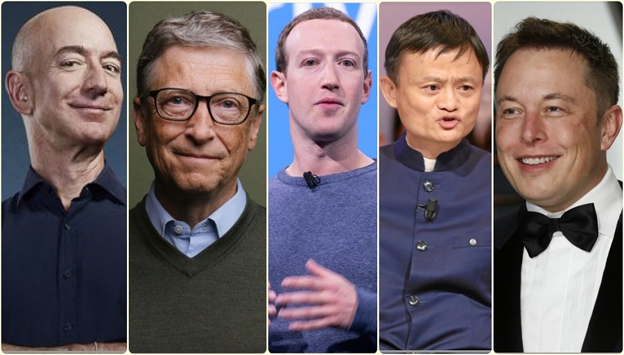 See what the richest billionaires in the world have been up to