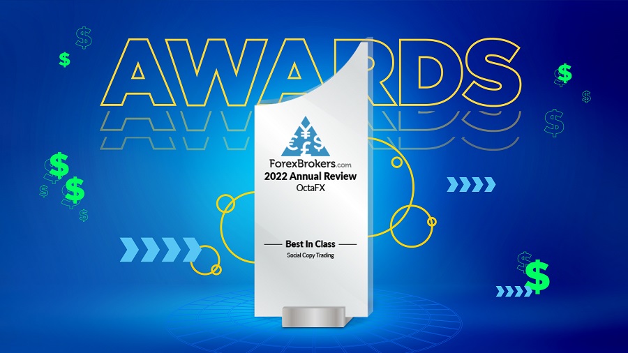ForexBrokers.com awards OctaFX with ‘Best in Class – Social Copy Trading 2022’   