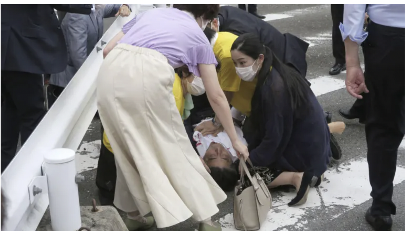 Shinzo Abe was under “cardiac arrest” and “died of blood loss”