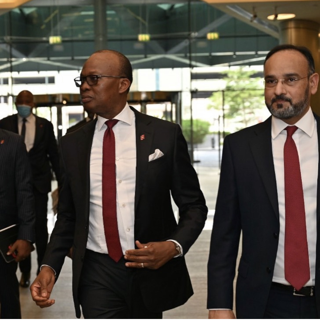 UBA GMD, Kenedy Uzoka and CEO UBA Dubai, Vikrant Bhansali