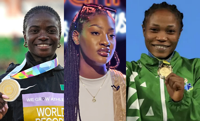 Meet Amusan, Tems, Olarinloye: 3 amazing women making Nigeria super proud