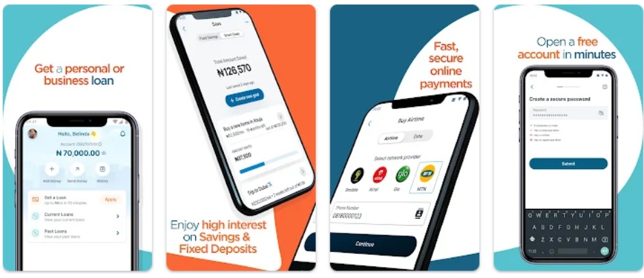 Top 10 fintech apps in Nigeria by user ratings on Play Store as of August 2022