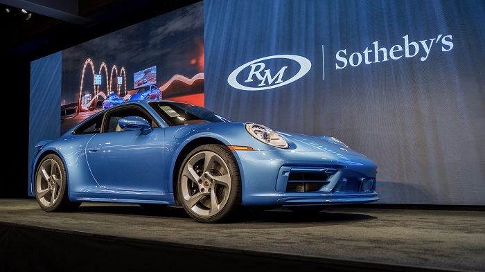 Porsche sells car modeled after animated movie for record $3.6 million at auction