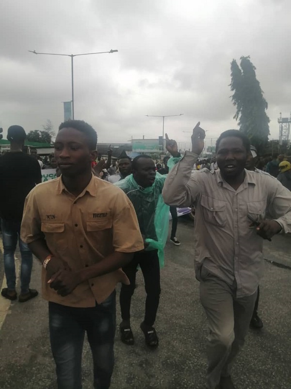 ASUU protest at airport