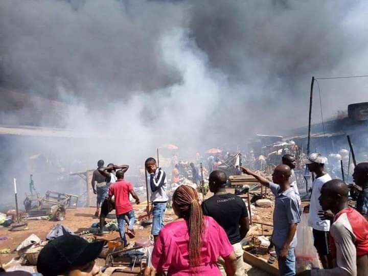 Goods worth millions lost in Onitsha market fire