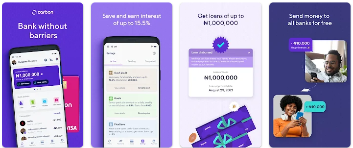 Features of Carbon Loan App