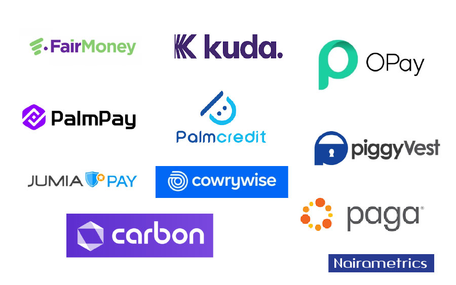 Top 10 fintech apps in Nigeria by number of downloads as of June 2023
