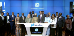 President Tinubu Rings Closing Bell at NASDAQ 