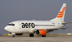 Aero Contractors Aircraft nose stuck on Abuja airport runway, causes closure