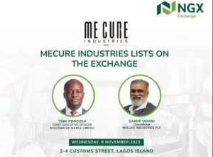 Mecure Industries goes public, to list on NGX at N11.8 billion market capitalization