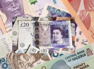 Naira depreciates by 7.32% to N2,050 against Great British Pound at the black market   