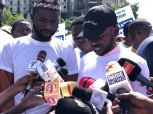 Protesters storm NNPCL Towers, seek end to alleged importation of adulterated fuel to Nigeria 