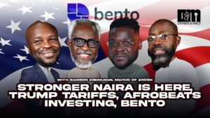 Naira’s Comeback, Trump’s Tariffs, Afrobeats Investing, MRS Fuel hype, & Bento Crisis | Drinks and Mics