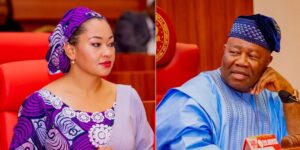 Senator Natasha arraigned for allegedly ‘harming’ Akpabio, Yahaya Bello’s reputation, gets N50m bail 