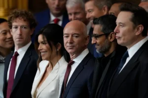 Elon Musk, Jeff Bezos, other billionaires lose $300 billion in Trump’s first 100 days  