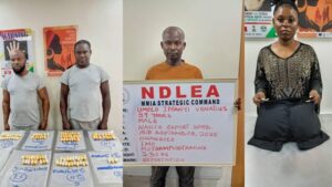 Brazil returnee Ofoma Sunday excretes 111 wraps of heroin after NDLEA arrest at Lagos airport 