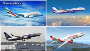 Top 10 airlines in Africa by one-way departing seats in October 2025 