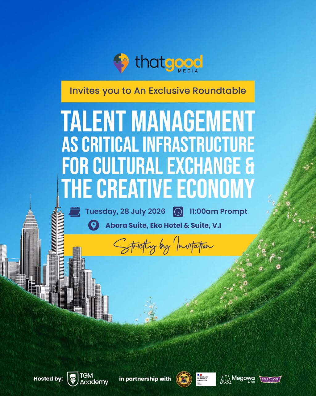 That Good Media to launch TGM Academy, Nigeria’s first dedicated talent management training institution, with Industry leadership roundtable
