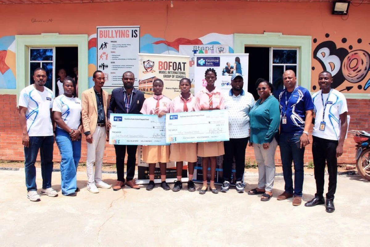 Keystone Bank school support fund.