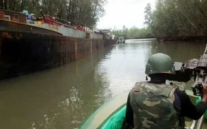 Navy deactivates two illegal refining sites in Rivers, recovers 34,000 litres of diesel