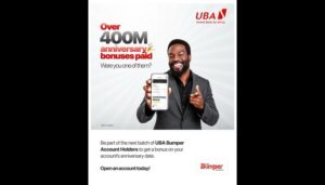 UBA Rewards Customer Loyalty with Over ₦400 Million Bumper Account Anniversary Bonus