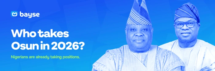 Nigerians are betting millions on the Osun State election — and the majority are backing Adeleke