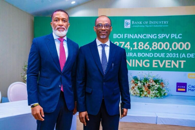 FCMB Capital Markets Supports BOI’s ₦274.19 Billion Development Bond Issuance