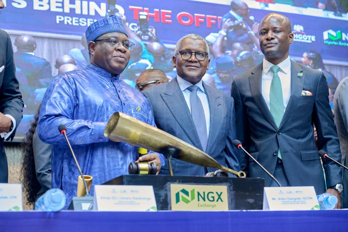 Dangote salue la transformation de la Bourse de Lagos avant son introduction