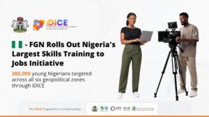 FG Launches iDICE Skills-to-Jobs Programme for 300,000 Young Nigerians