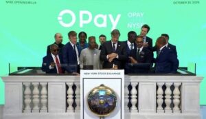 OPay lists on NYSE, offers 16 million shares at $19 each